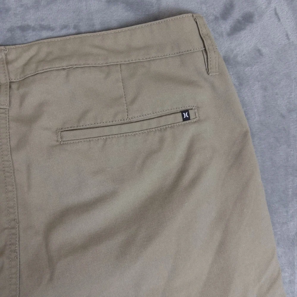 Hurley Chino Shorts Mens 34 Beige Khaki 10